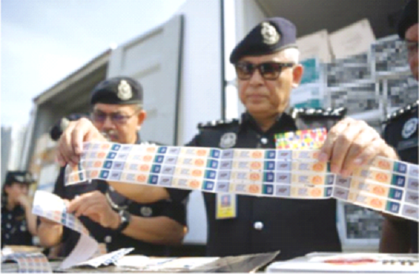 Counterfeit branded liquor  worth RM1.6mil seized