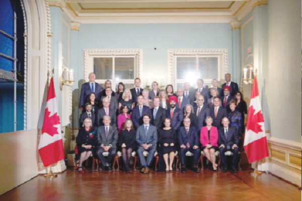 Trudeau unveils cabinet